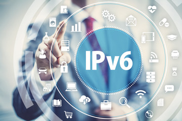 New IPv6 Internet Protocol larger address space for connected devices on network. - 98583773