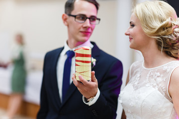 Sand at the wedding ceremony