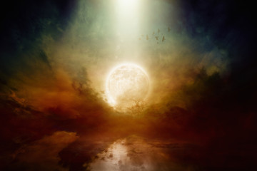 Obraz premium Full moon