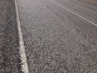 Fototapeta premium Australian outback road markings.