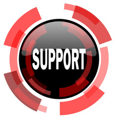 support red modern web icon