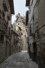 Arriving at the castle town of Olite