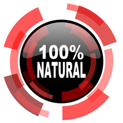 natural red modern web icon