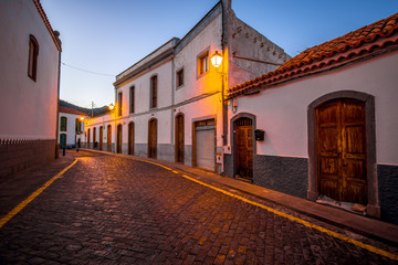 Street view in San Bartolome de Tirajana town