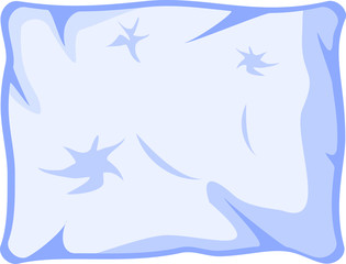 Blue pillow