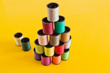 Spools of thread