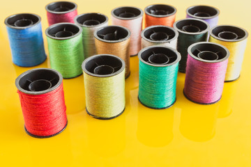 Spools of thread