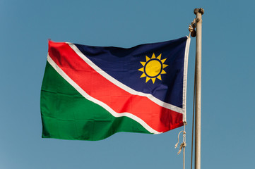 Nationalflagge Namibia