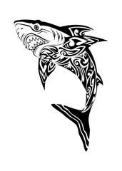 hideous shark tattoo