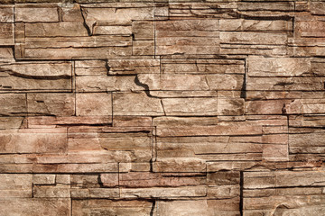 Old grunge brick wall background