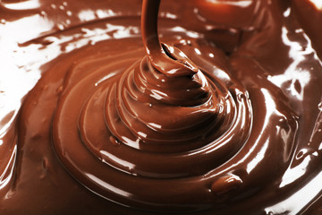 Chocolate as background