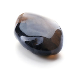 Black onyx isolated on white background