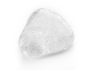 Rock crystal isolated on white background