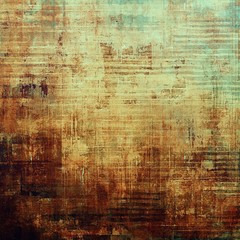 Grunge colorful texture for retro background. With different color patterns: yellow (beige); brown; cyan; gray