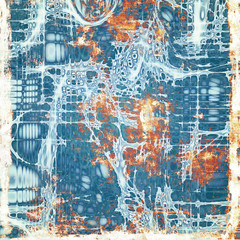 Vintage texture for background. With different color patterns: red (orange); blue; cyan; white