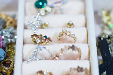Jewelries in Jewelry box