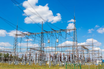 Large view on power station