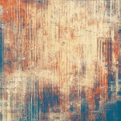Antique vintage texture, old-fashioned weathered background. With different color patterns: yellow (beige); brown; red (orange); blue