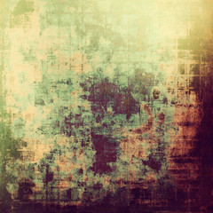 Art grunge vintage textured background. With different color patterns: yellow (beige); brown; green; purple (violet)