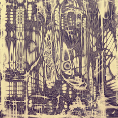 Designed grunge texture or retro background. With different color patterns: yellow (beige); purple (violet); gray