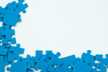 blue puzzle pieces