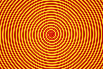 abstract yellow and orange spiral