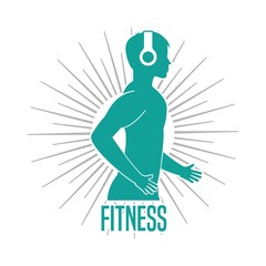 Fototapeta premium fitness lifestyle design 