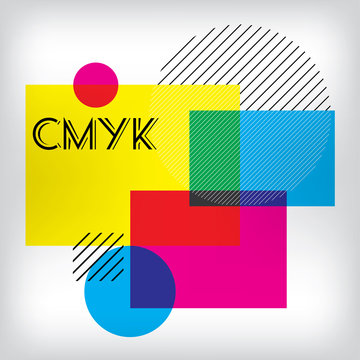cmyk abstract background, print color