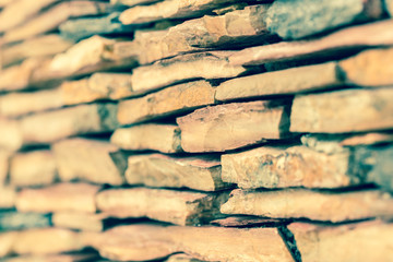 Close up modern pattern of stone wall decorative surfaces