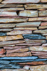 Close up modern pattern of stone wall decorative surfaces