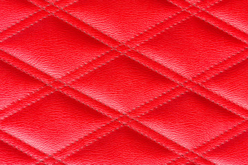 Red leather texture