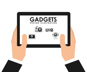Fototapeta premium gadgets technology design