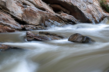 creek flowing over the rocks