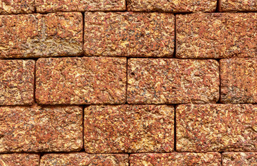 wall plastered with a stone close up background