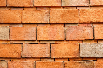Red brick wall texture background