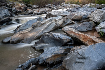 creek flowing over the rocks