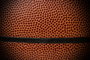 close up of a basketball ball