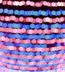 Abstract circular bokeh background of Christmaslight