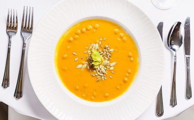 pumpkin cream soup