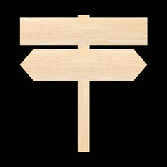 Wood signs isolated on black background pattern old wooden sign.