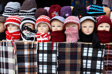 Winter is approaching rapidly. So everyone is in search for winter garments. Hence the mannequins...