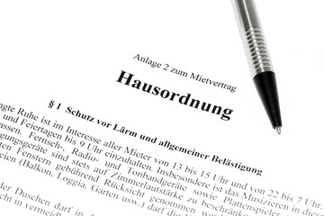 Hausordnung