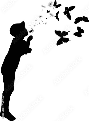 Free Free Child Blowing Dandelion Svg 363 SVG PNG EPS DXF File
