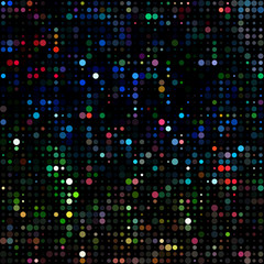 Obraz premium dots colored neon