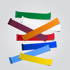 Abstract banner template. Vector illustration