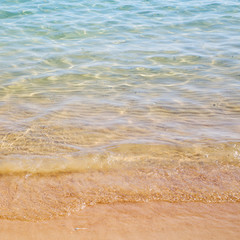 flow foam and froth in the sea    of mediterranean greece