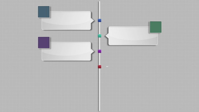 Six square intro title box chart,powerpoint presentation template.(included alpha)