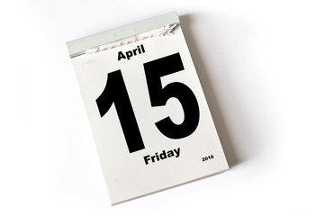 15. April 2016