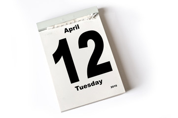 12. April 2016