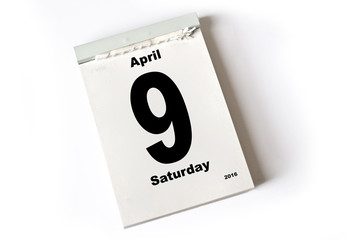 9. April 2016